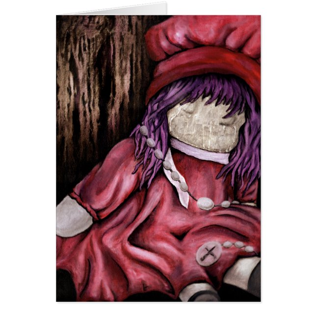 Cartão boneca bebê. (Frente)