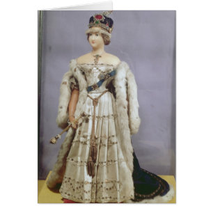 Cartão Boneca da rainha Victoria