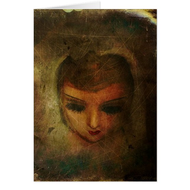 Cartão Boneca do Boudoir (Frente)