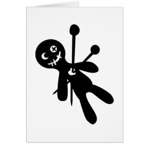 Cartão Boneca do Voodoo