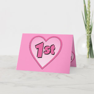 Cartão Boneca primeiro aniversario Presente!