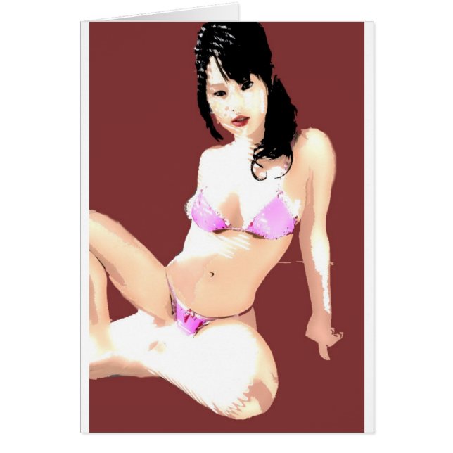 Cartão Boneca viva 5 (Frente)