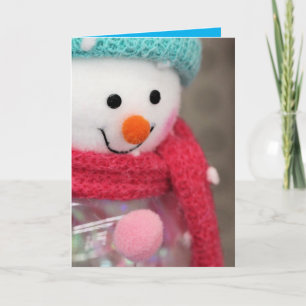 Cartão Boneco de neve