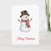 Boneco de Neve Feliz