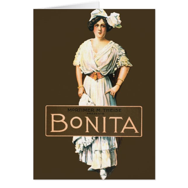 Cartão bonita (Frente)