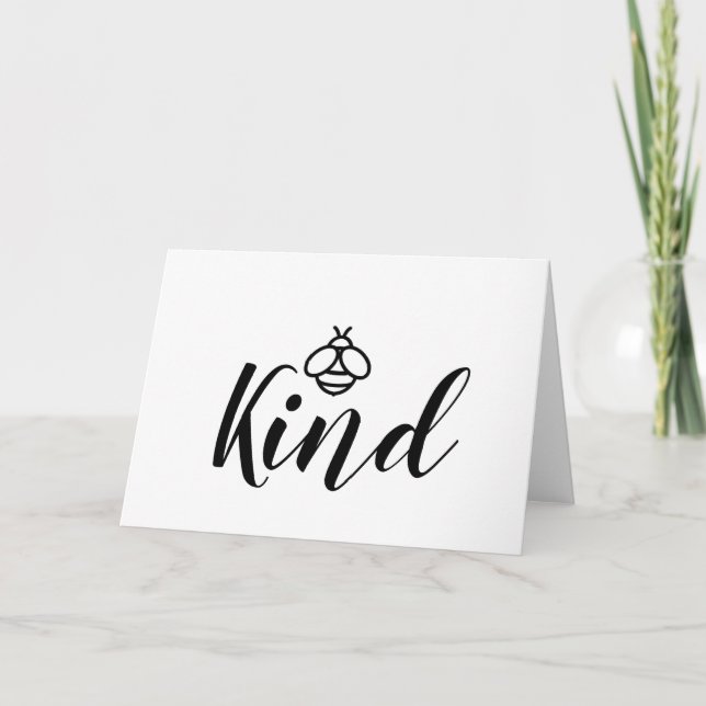 Cartão Bonita design para gráfico de abelha de mel minima (Frente)