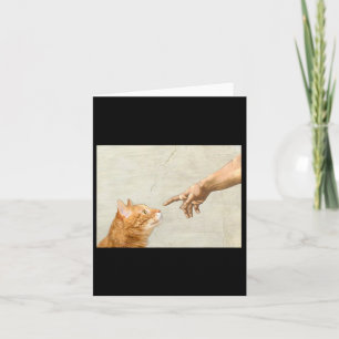 Cartão Bonita e Engraçada Grafia de Arte Gato Y2k Garota 