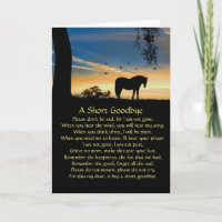 Bonita simpatia por Cavalo com Poema Espiritual