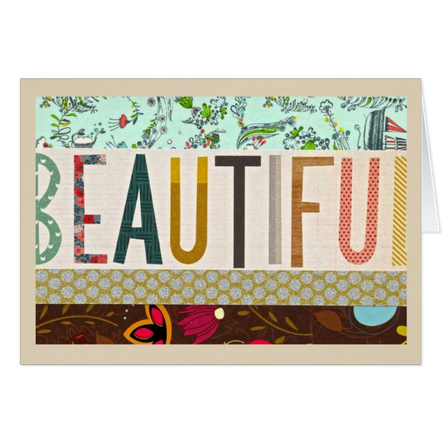 Cartão bonito (Frente Horizontal)