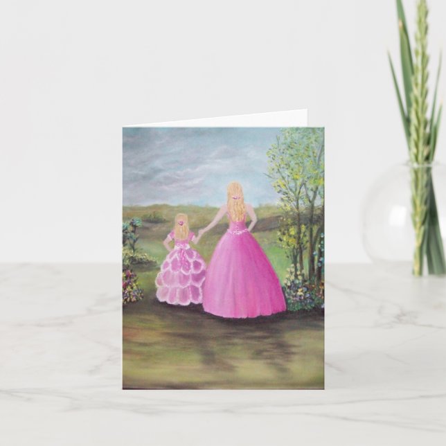 Cartão Bonito a rosa (Frente)