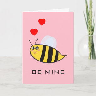 Cartão Bonito Adorável Abelha Engraçada Minha Piada Amor