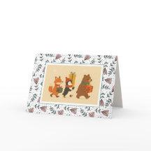 Bonito Animal Oferta Amigos Aniversário