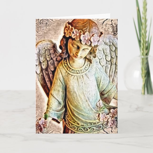 Cartão Bonito Anjo (Frente)