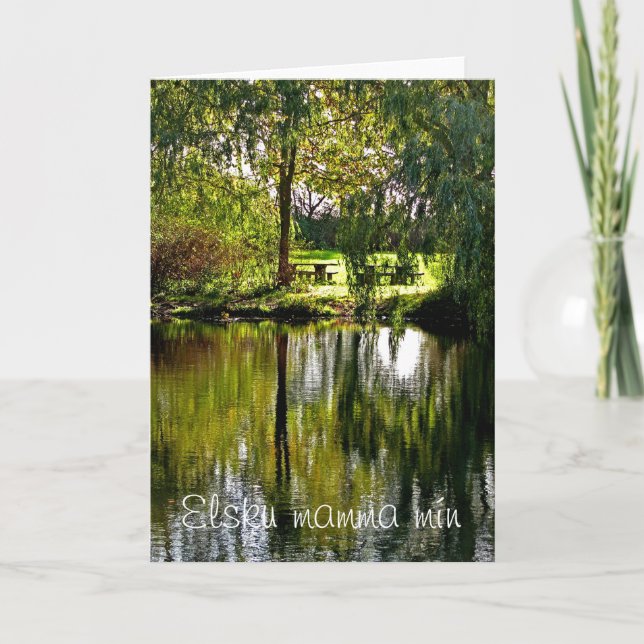 Cartão bonito do dia dos mother´s da natureza (Frente)