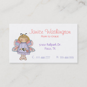 Cartão bonito feericamente das mamães da flor