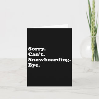 Cartão Bonito Presente De Snowboard Para Homens Meninos O