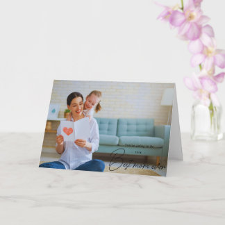 Cartão Bonito presente para o dia das mães