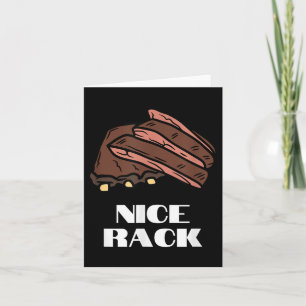 Cartão Bonito rack - Frisos Engraçados & Churrasco