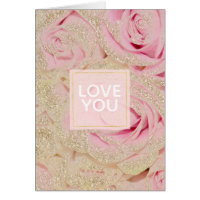 Bonito Rosas Rosa Douradas Glam Glitter Sparkle Gl