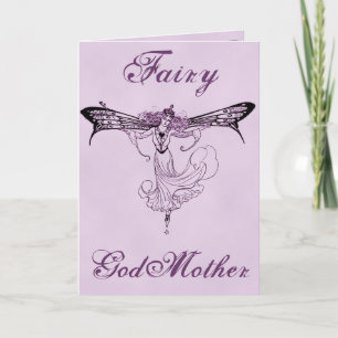 Cartão Bonito Vintage Fairy Decal