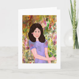 Cartão Bonjour Em LeeMarie é Design criativa