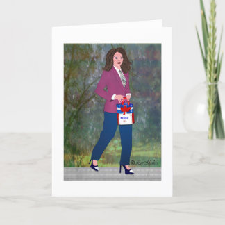 Cartão Bonjour-Hi LeeMarie's Creative Design