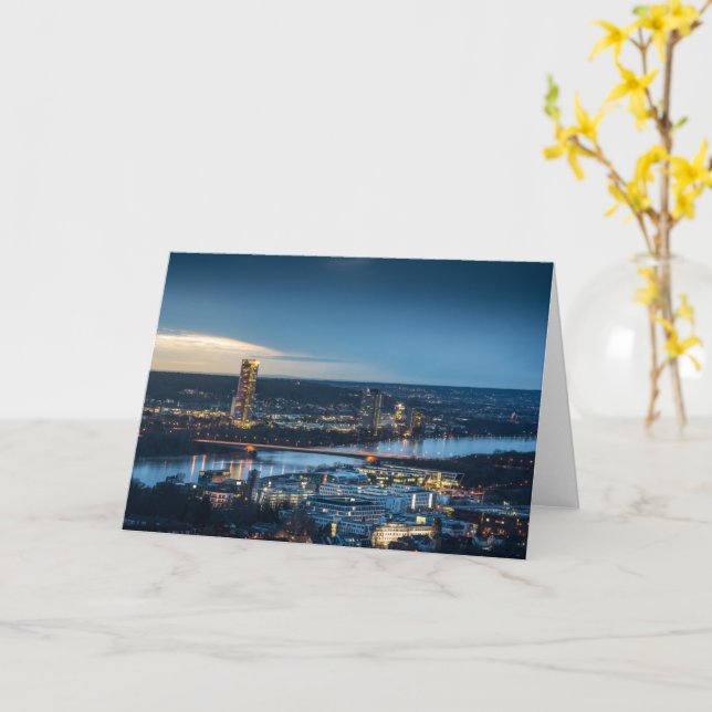 Cartão Bonn Alemanha (Flor Amarela)