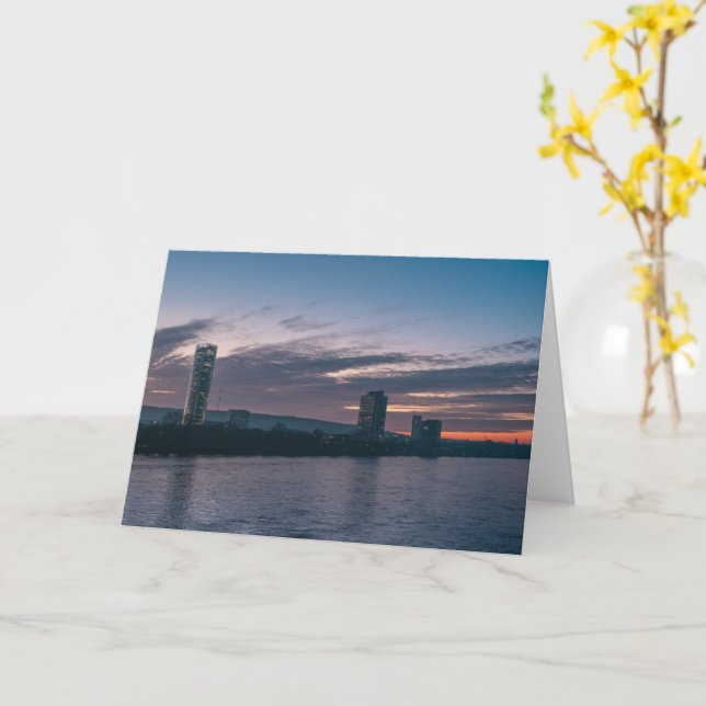 Cartão Bonn Alemanha (Flor Amarela)