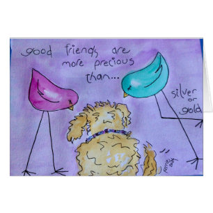 Cartão Bons Amigos São Preciosos