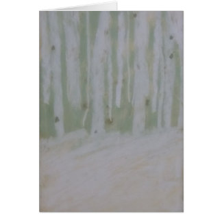 Cartão Bons Pássaros no Chão Florestal Suavizado