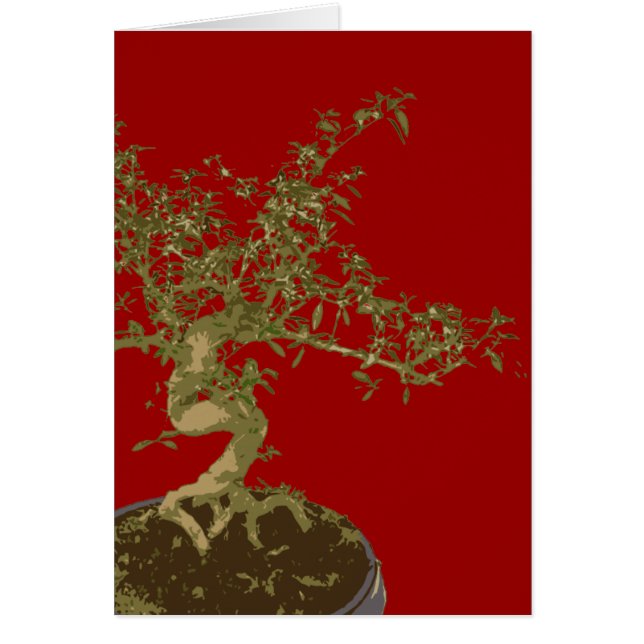 Cartão Bonsai (Frente)