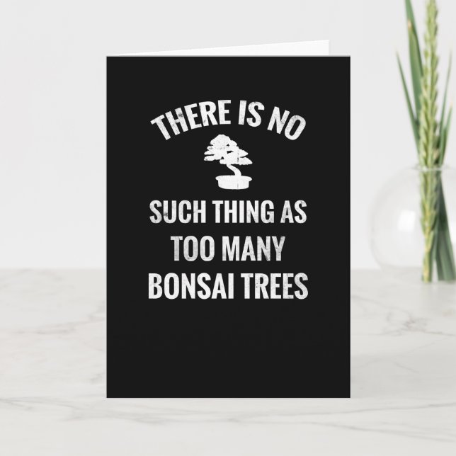 Cartão Bonsai Tree Gift | Bonsai Lover Bonsai Tree Lover (Frente)