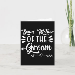 Cartão Bônus Mãe Da Família De Festas de casamento Do Gro