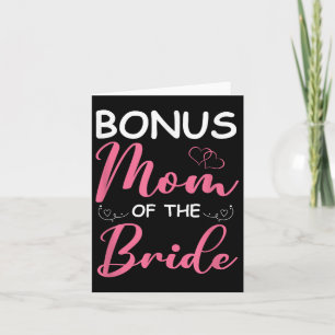 Cartão Bonus Mãe Da Noiva Mãe Do Casamento De Noiva Bo