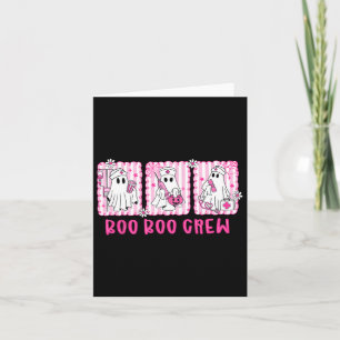 Cartão Boo Boo Crew Spooky Season Feliz Halloween Engraça