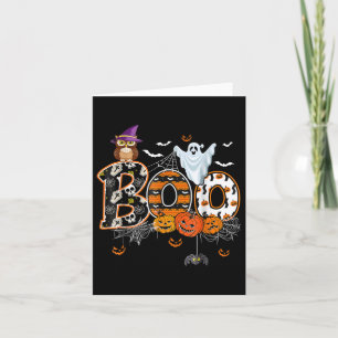 Cartão Boo Crew Festa de solteira Halloween Witchy Brida