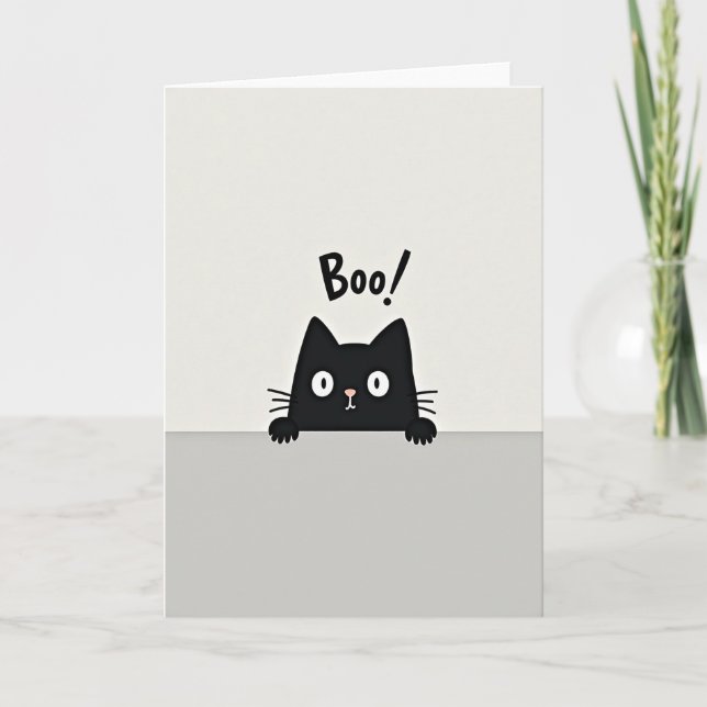 Cartão Boo From The Shadows (Frente)
