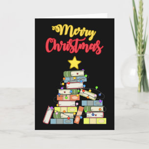 Cartão Bookish Christmas Tree I