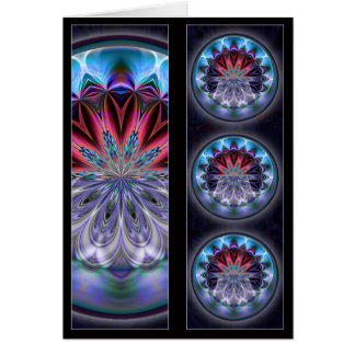 Cartão BookMark de Mandala IceFire