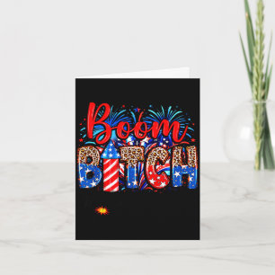 Cartão Boom sai da frente fogos de artifício 4 de julho d