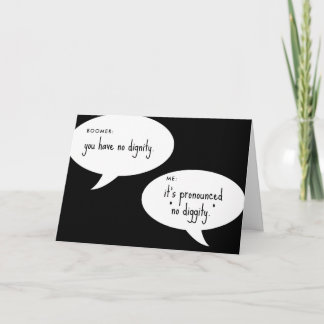 Cartão boomer sem piada digna