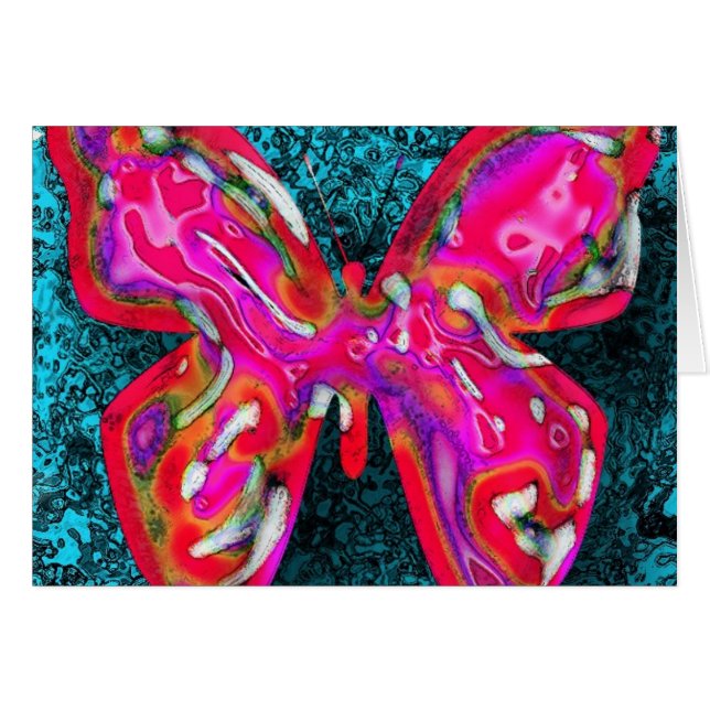 Cartão borboleta (Frente Horizontal)