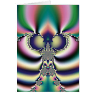 Cartão Borboleta-Arco-Íris