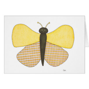 Cartão Borboleta Cheio Notecard