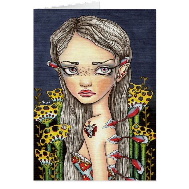 Cartão Borboleta do presunçoso (Frente)