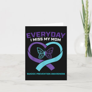 Cartão Borboleta Em Memória Amorosa Prevenção do Suicídio