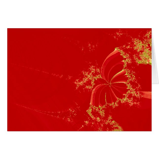 Cartão Borboleta frágil (Frente Horizontal)