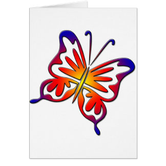 Cartão Borboleta Groovy