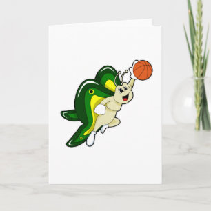 Cartão Borboleta nos Esportes de Basquetebol