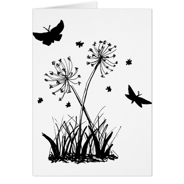 Cartão borboletas (Frente)